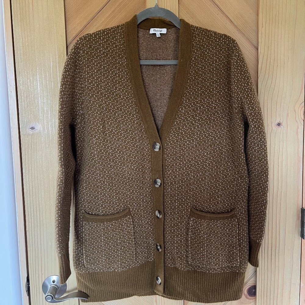 Madewell | Over-sized | Wool Blend | Cardigan Sweater | Women's Medium | Olive